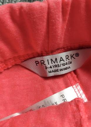 Шорты неоновые на 3-4 года, primark3 фото