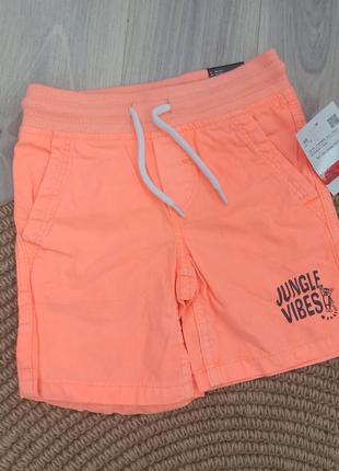 Шорти неонові котон c&a 92 і 98 см