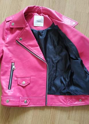 Рожева куртка mango4 фото