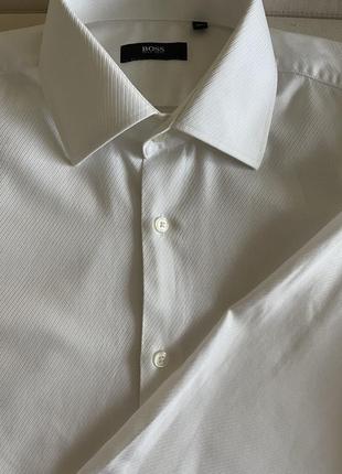 Мужская рубашка hugo boss 100% хлопок