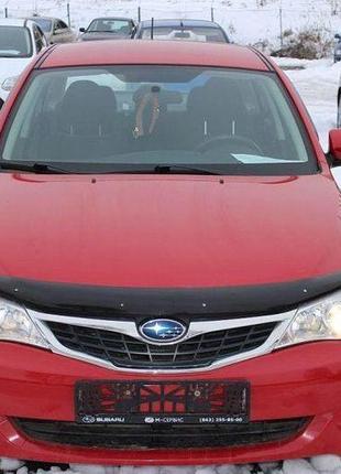 Дефлектор капота мухобойка subaru impreza 2008-