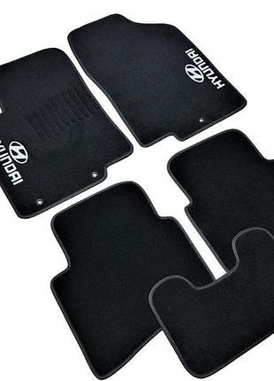 Автомобільні килимки ворсові для hyundai accent solaris 2011- ...