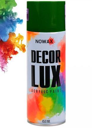 Акрилова фарба nowax спрей 450 мл зелений мох (moss green/ral6...
