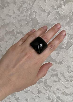 Кольцо квадратной формы, металлическая видная кольца3 фото