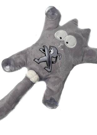 Іграшка на присоску кіт саймон peugeot сірий