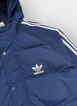 Подовжена тепла курточка adidas на підлітка6 фото