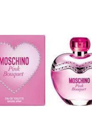 Оригинальный moschino pink bouquet 30 ml туалетная вода