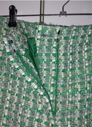 Зеленые твидовые шорты primark6 фото