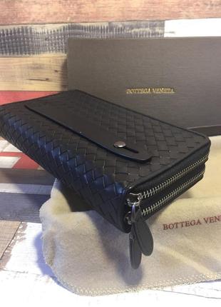 Клатч bottega veneta 2 блискавки3 фото