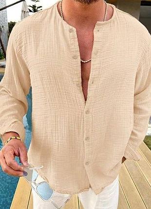 Чоловіча сорочка в кольорах рр 46-563 фото