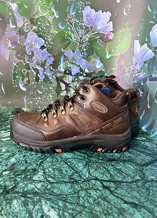 Черевики шкіряні дитячі skechers непромокаючі