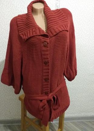 Кардиган з люрексом в колір.