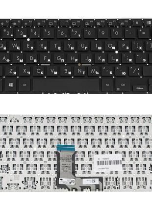 Клавіатура для ноутбука asus (b1400 series) rus, black, без кадру