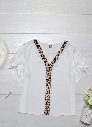 Красива комбінована блуза shein.1 фото