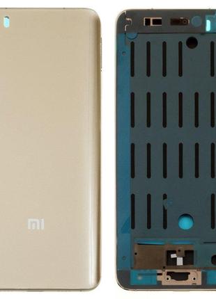 Корпус для xiaomi mi 5, золотистий, 2015105