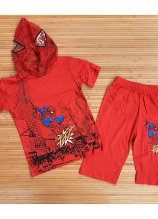 Костюм летний человек паук spider 2 3 4 лет