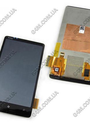 Дисплей htc t9292 hd7 з тачскрином (оригінал)