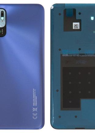 Задня панель корпуса для xiaomi redmi note 10 5g, синя, із скл...