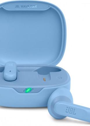 Bluetooth-гарнітура jbl wave flex blue (jblwflexblu)