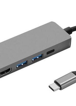 Док-станція prologix (pr-wuc-103b) 5 in 1 usb3.1 type c to hdm...