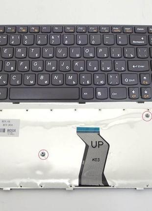 Клавіатура для lenovo b590 (ru black)