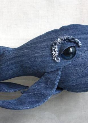 Подушка-игрушка "синий кит". мягкая игрушка. интерьерная игрушка6 фото