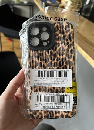 Леопард чехол на iphone 13 pro max1 фото