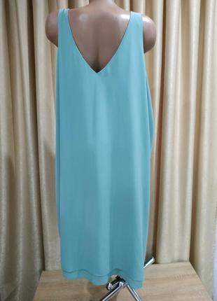 Шикарное свободное платье /мята george10 фото