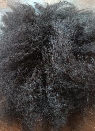 Парик из натуральных волос в афростиле