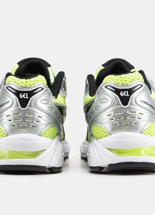 Кроссовки женские мужские в стиле asics gel-kayano 14 green silver асикс гель-каяно зеленые5 фото