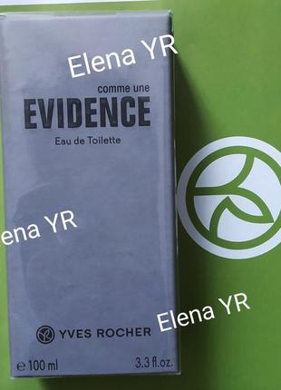 Туалетная вода com me une evidence homme yves rocher чоловіча ...1 фото