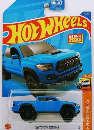 Машинка hot wheels - '20 toyota tacoma - 2022 hot trucks (#072...