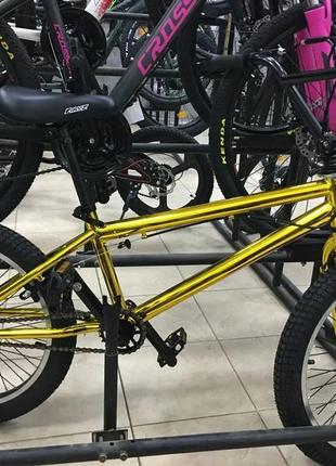 Труковий велосипед crosser bmx gold 20 дюймів