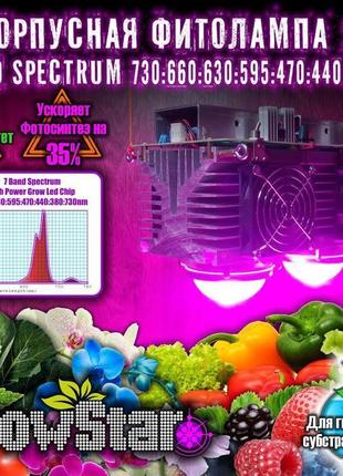 Led світильник growstar 200w spectrum 7.7