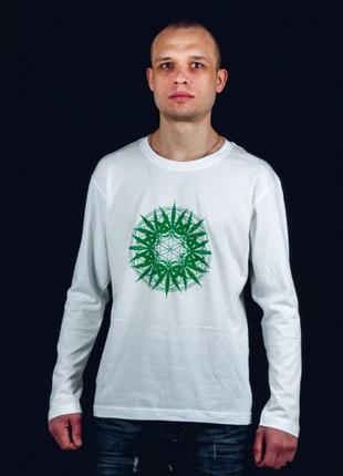 Лонгслив чоловічий longsleeve "plant of life" чоловіча, колір ...