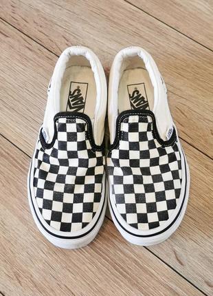 Кеды, слипоны в шашки vans