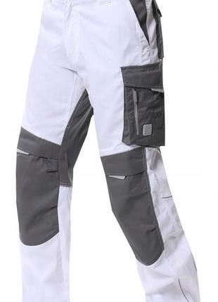 Рабочие штаны, малярные, защитные ardon summer h5623 бело-серый 46