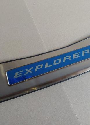 Накладка на задній бампер ford explorer 2010-2019 havoc