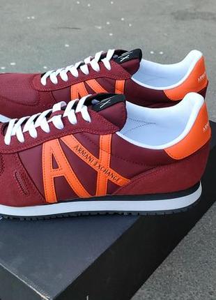 Кроссовки armani exchange sneaker. оригинал. новые, в фирменной коробке.