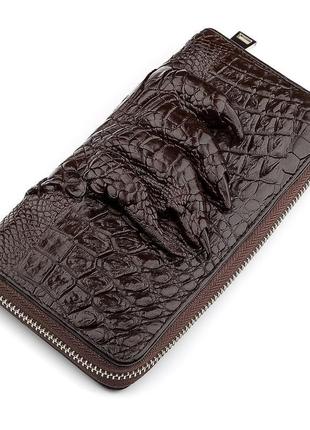Клатч чоловічий crocodile leather 18273 з натуральної шкіри кр...
