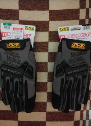 Тактичні рукавиці mechanix wear m-pact (механікс). розмір xl