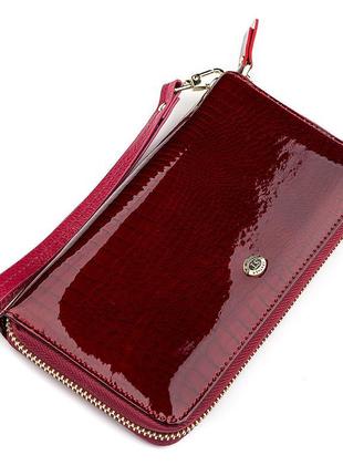 Гаманець жіночий st leather 18400 (s4001a) шкіряний бордовий