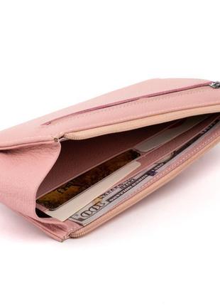 Горизонтальний тонкий гаманець жіночий зі шкіри st leather 193...3 фото