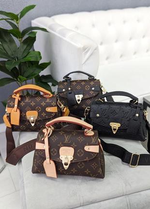 Сумка жіноча louis vuitton madeleine bb brown caramel