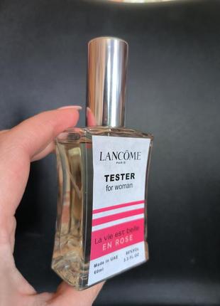 Lancome la vie est belle en rose тестер парфюмированная вода для женщин