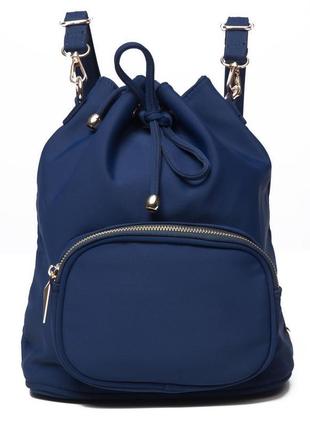 Рюкзак жіночий нейлоновий vintage 14806 синій