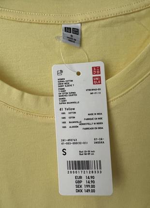 Футболка uniqlo supima s оригинал3 фото