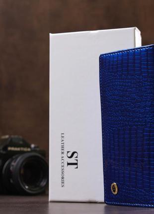 Гаманець жіночий st leather 18432 (s9001a) модний синій8 фото