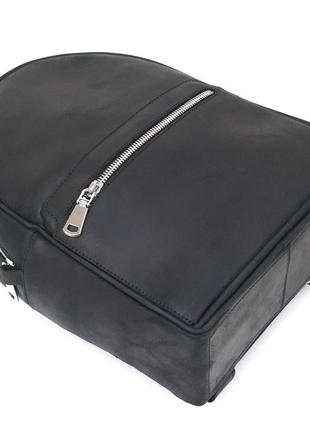 Вінтажний універсальний жіночий рюкзак shvigel 16313 чорний3 фото