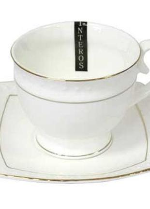 Чашка кавова interos снігова королева 506707 90мл кругла1 фото